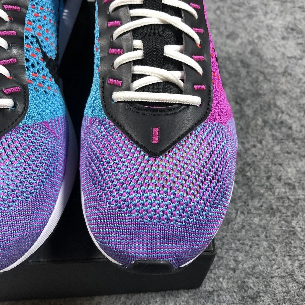 Nike Air Max Flyknit Racer Fuchsia Dream Womens 8.5 Purple Blue FD0822-500